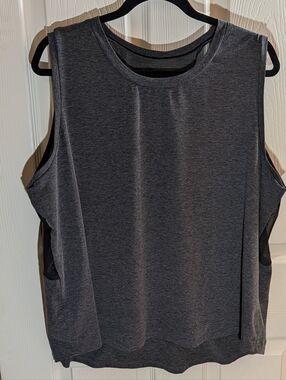Tall 2XL Women's Eddie Bauer Freedry Tank, Grey